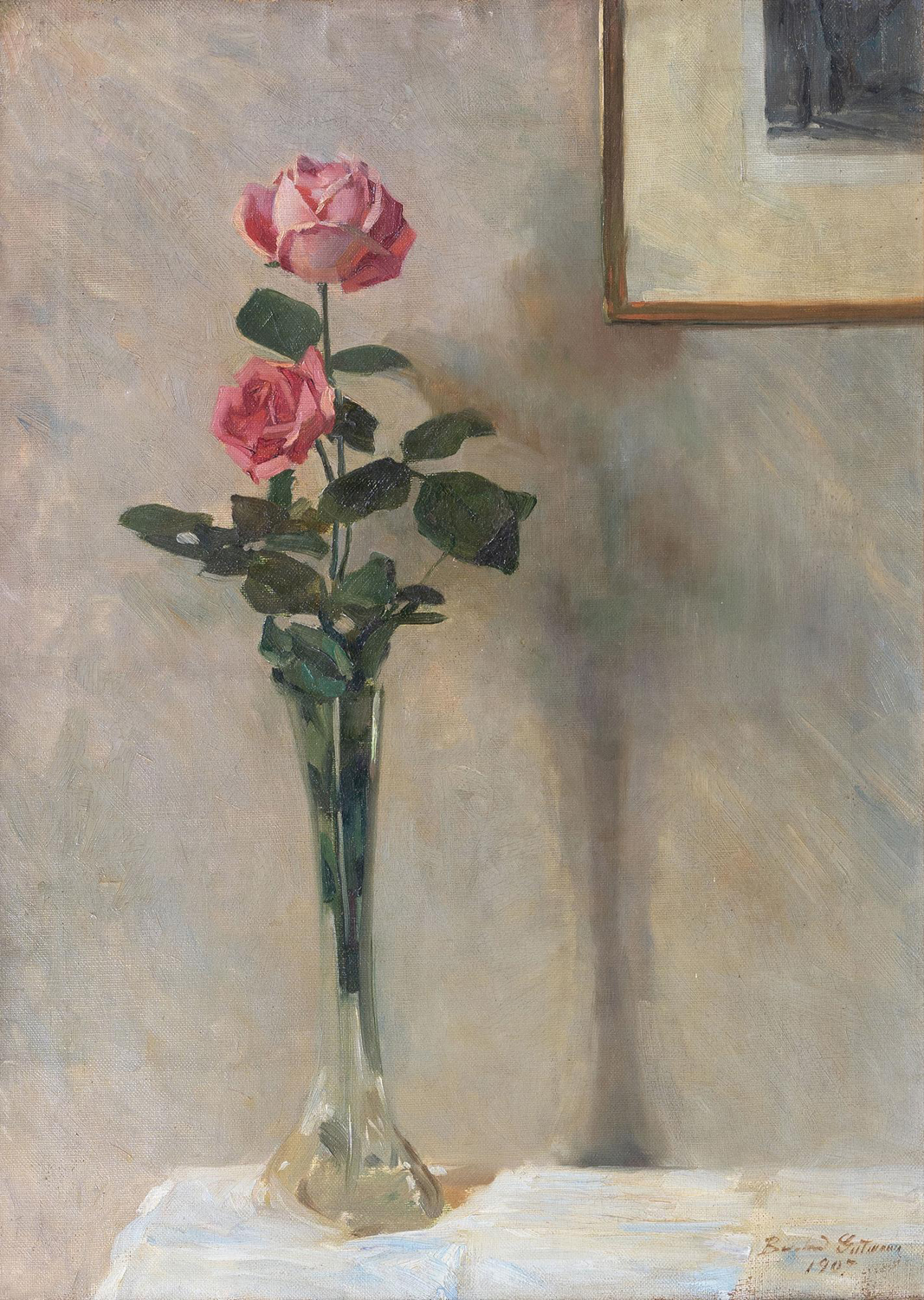 Roses in a Vase, 1907