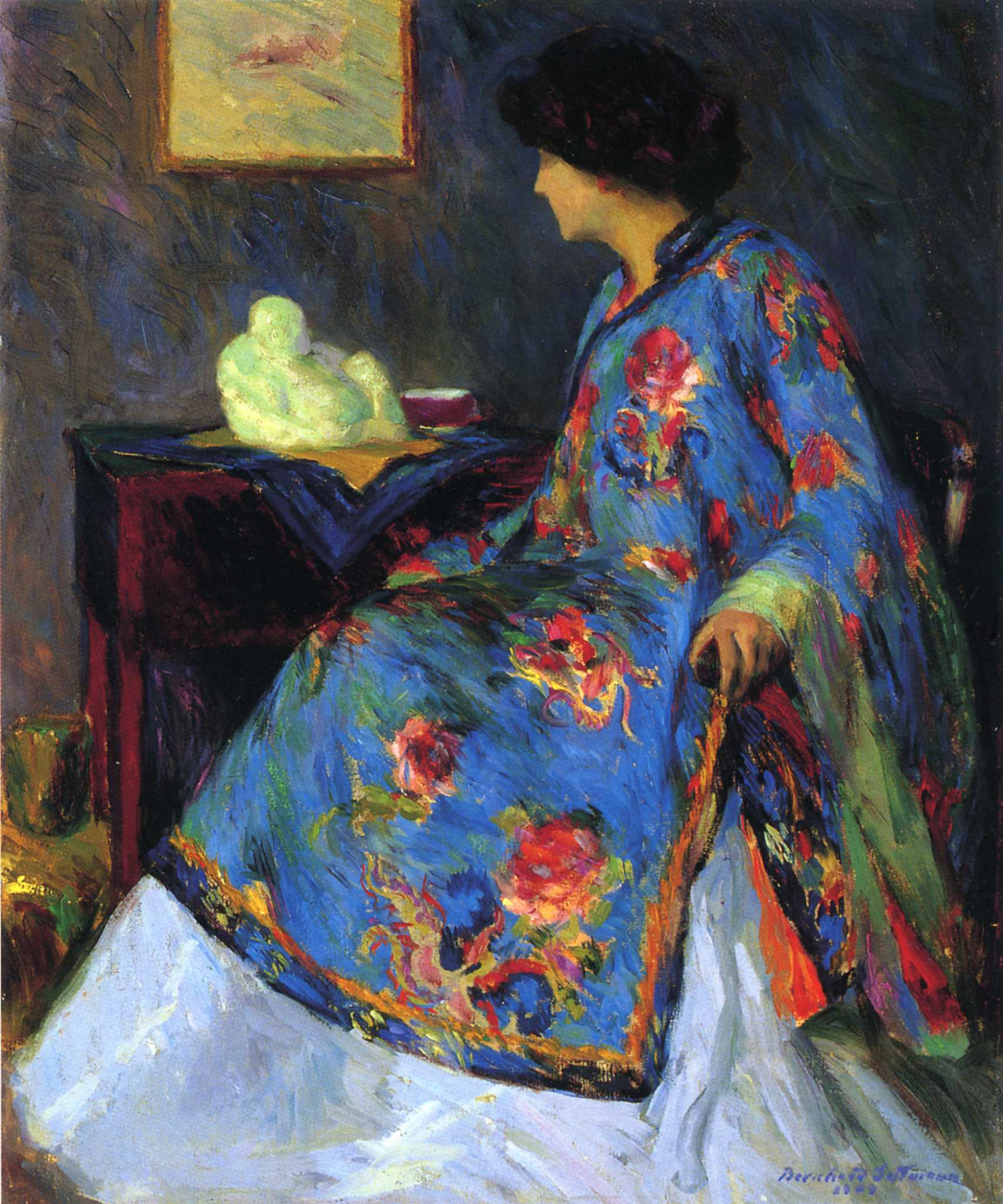 Lady in Chinese Silk Jacket, 1909