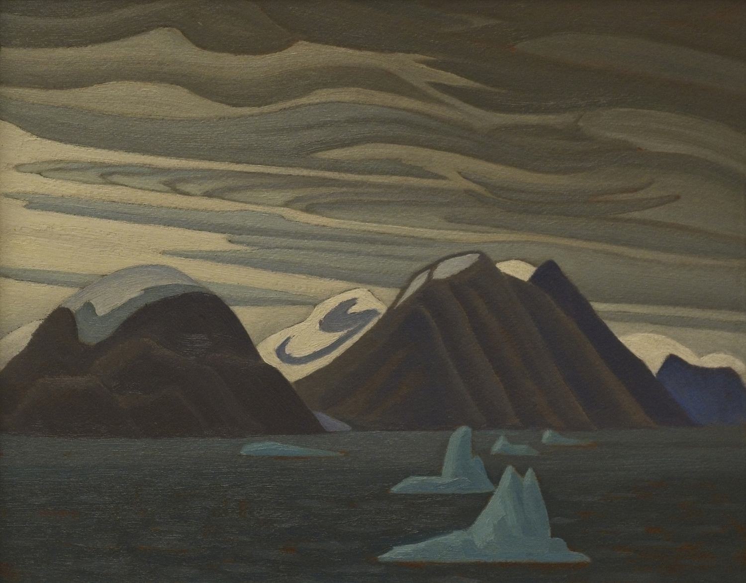 North Greenland Coast, Arctic Sketch XXV, 1930