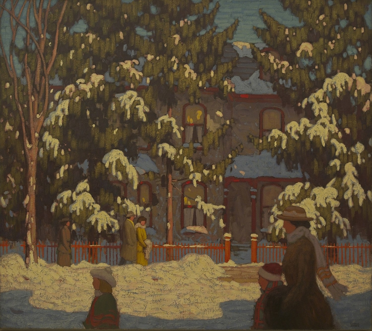 Winter Afternoon, City Street, Toronto on Sunday Morning. 1918