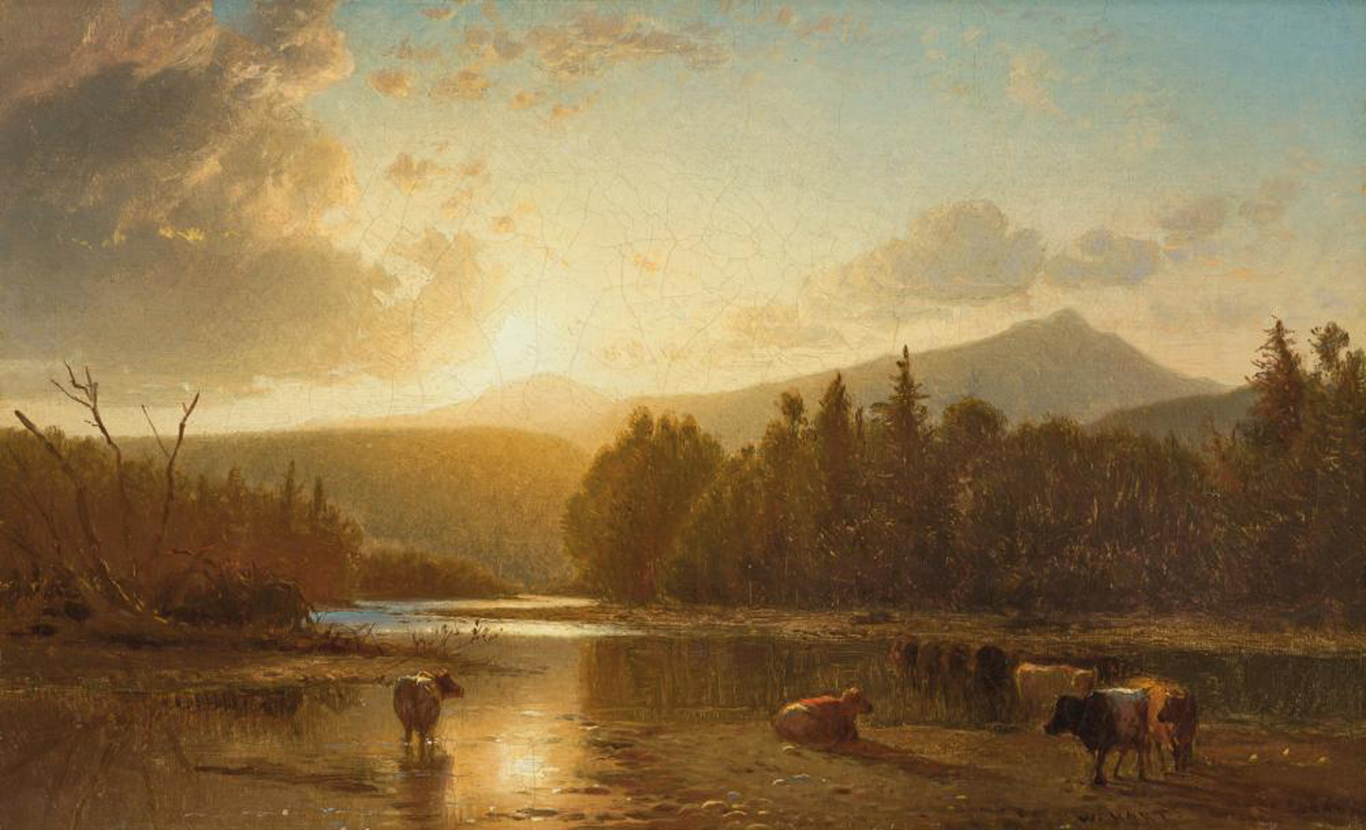 Sunset, 19th century