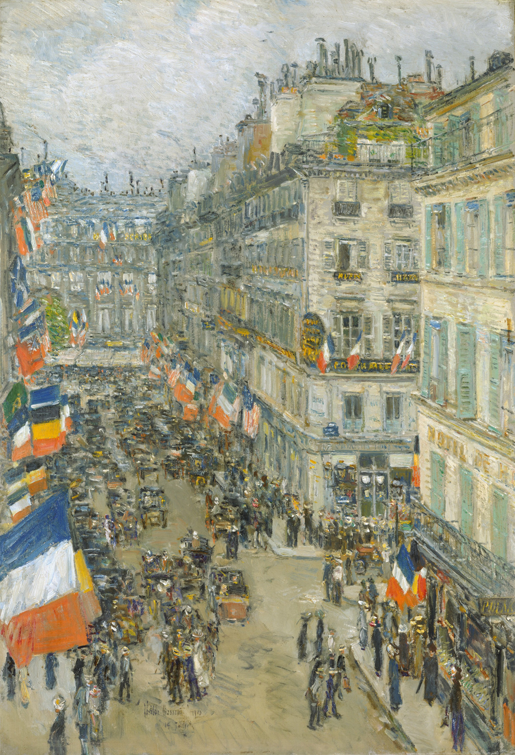 July 14th, Rue Daunou, 1910