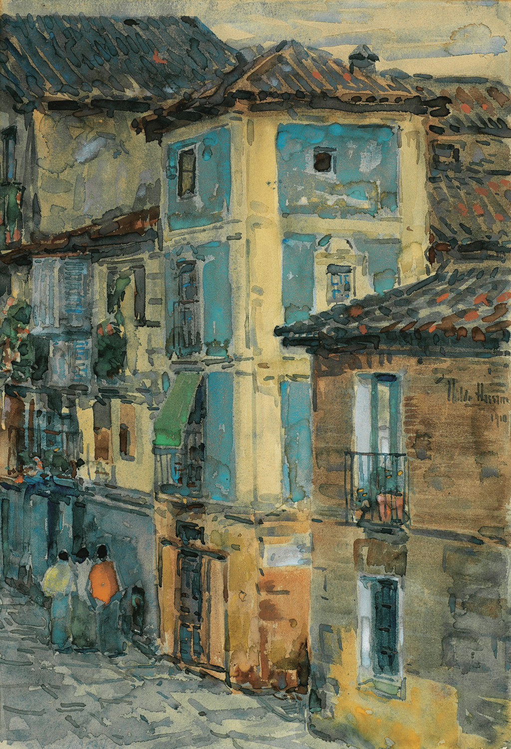 Street Scene, Spain, 1910