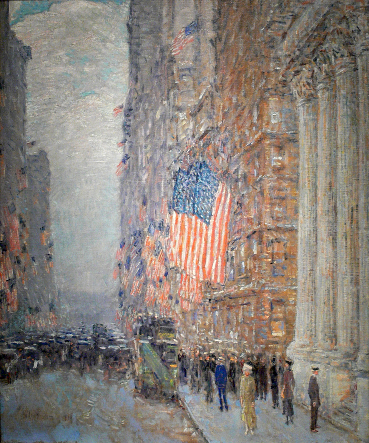 Flags on the Waldorf, 1916