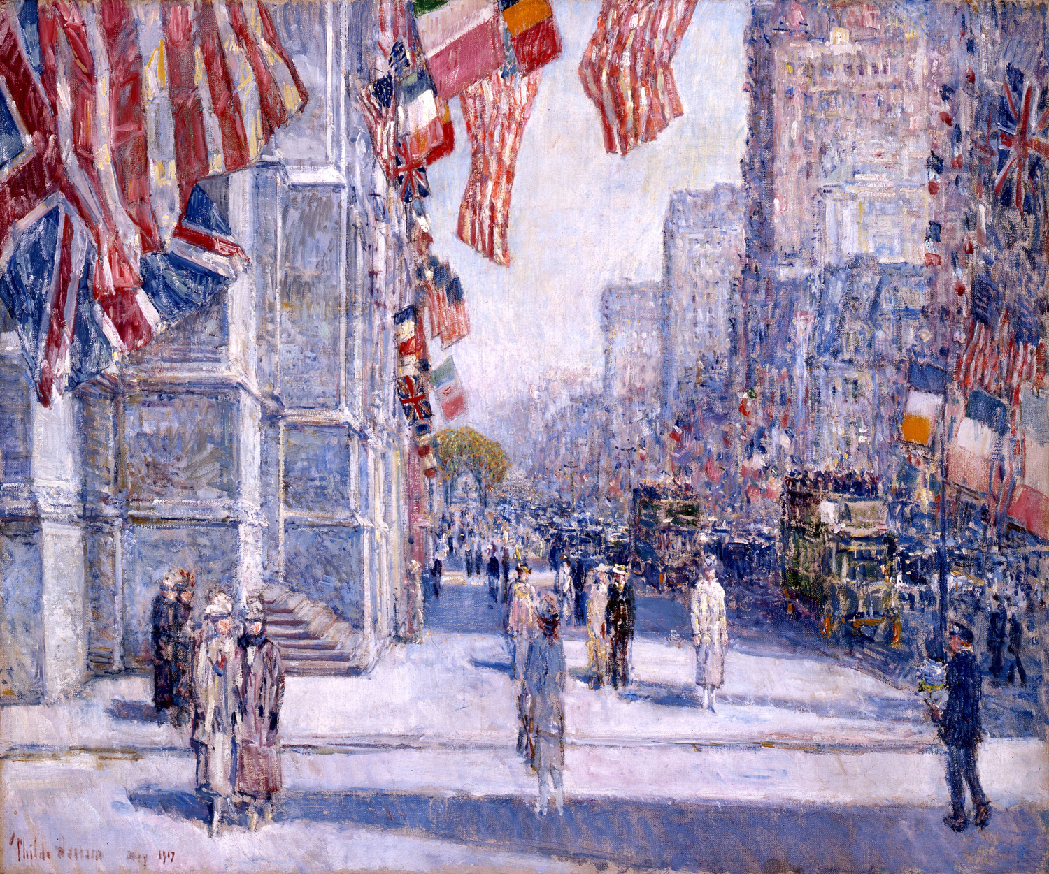 Early Morning on the Avenue, 1917