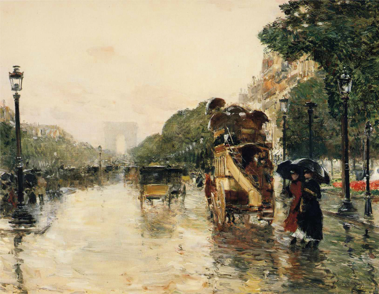 Champs Elysees, Paris, 1889