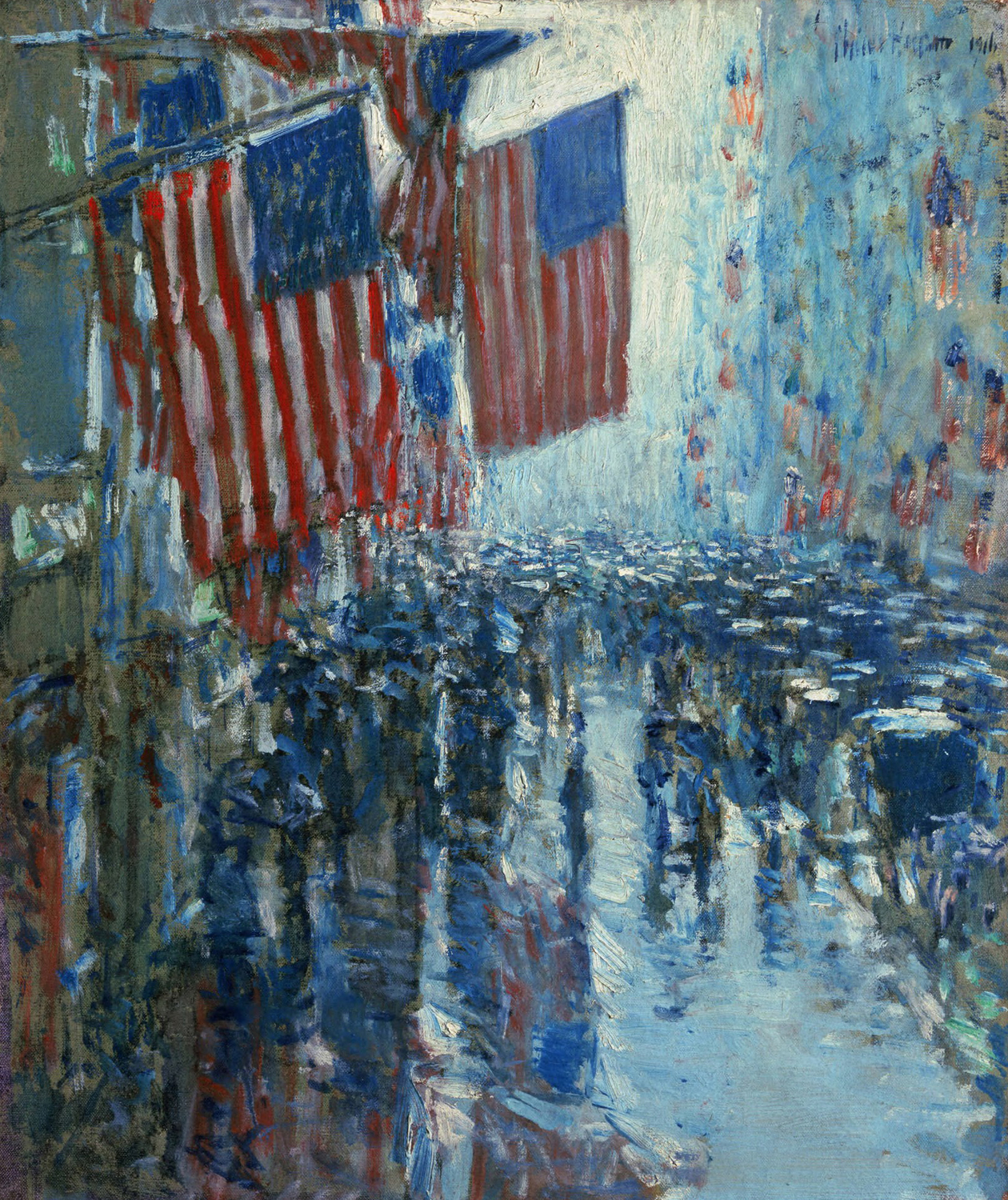 Rainy Day, 5th Avenue, 1916
