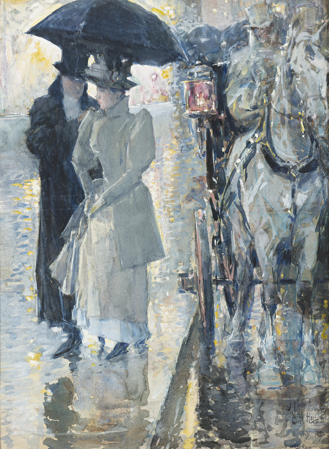Rainy Day, New york, 1892