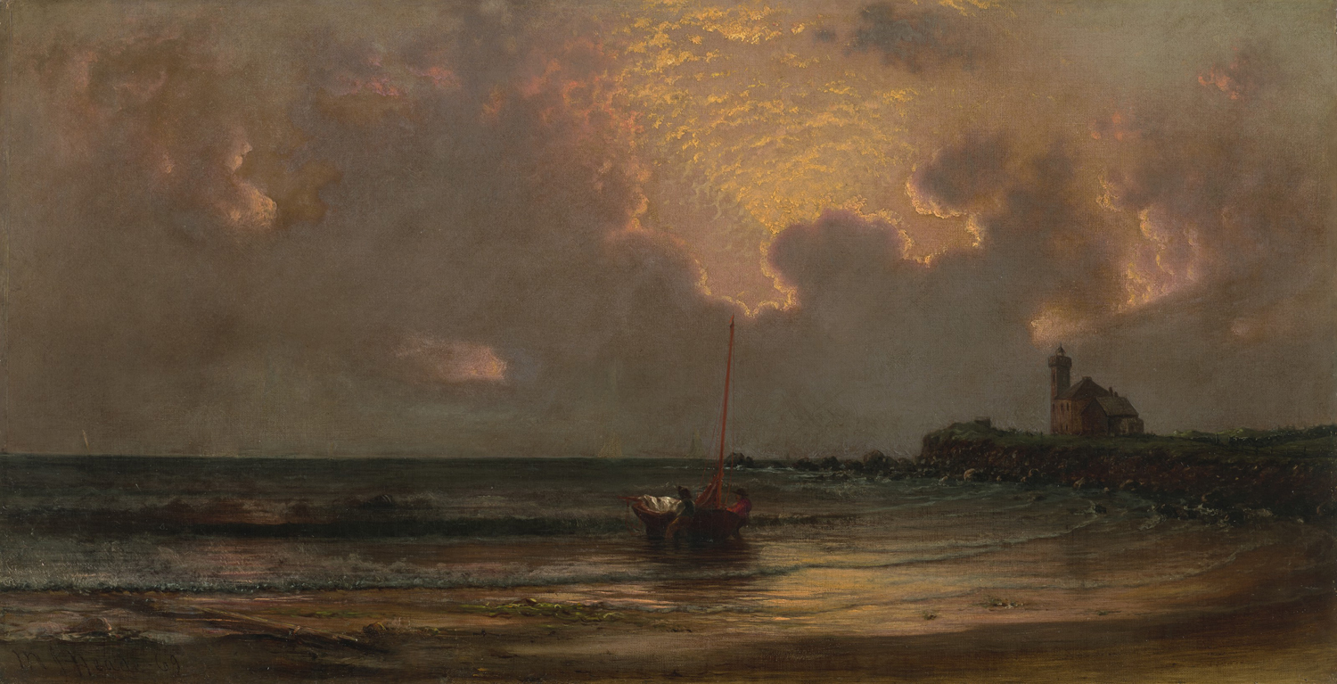 Sunset at Point Judith, 1869