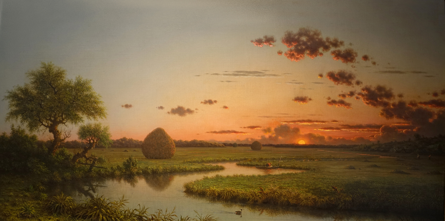 Sunset on the Marshes, 1867