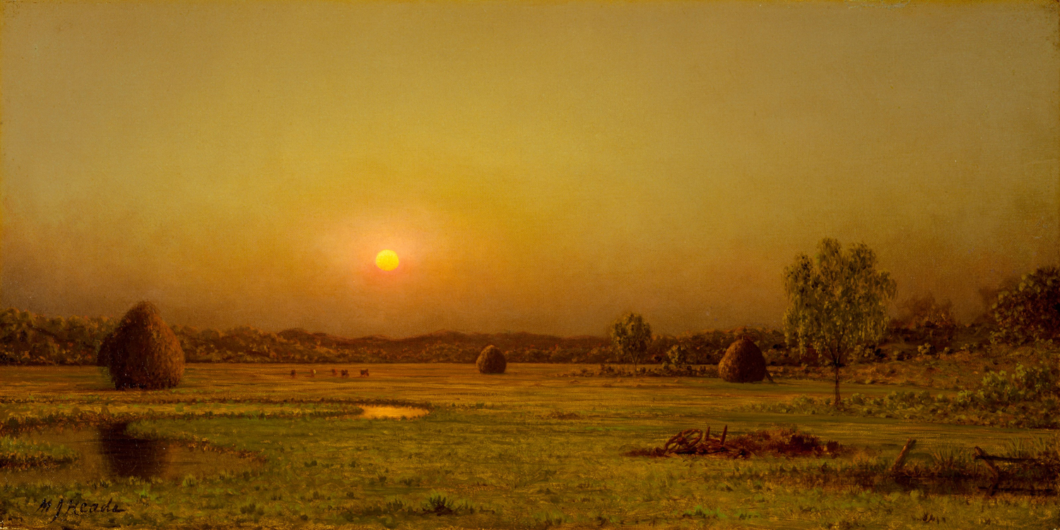 Marsh Sunset, Newburyport, Massachussetts, 1870
