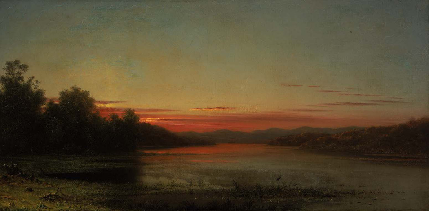 Sunset, Lake Champlain, 1874