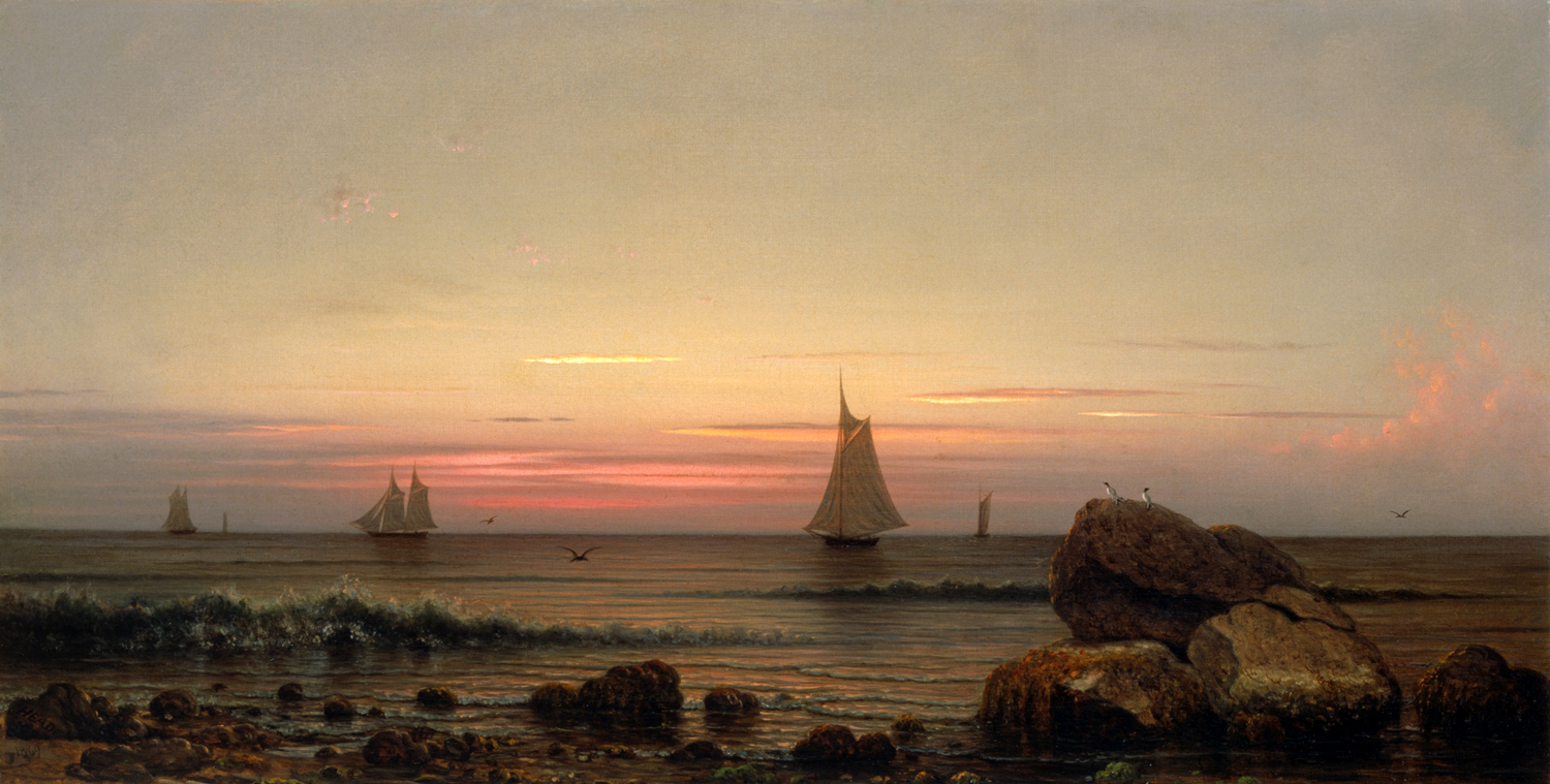Sailing Off the Coast, 1869