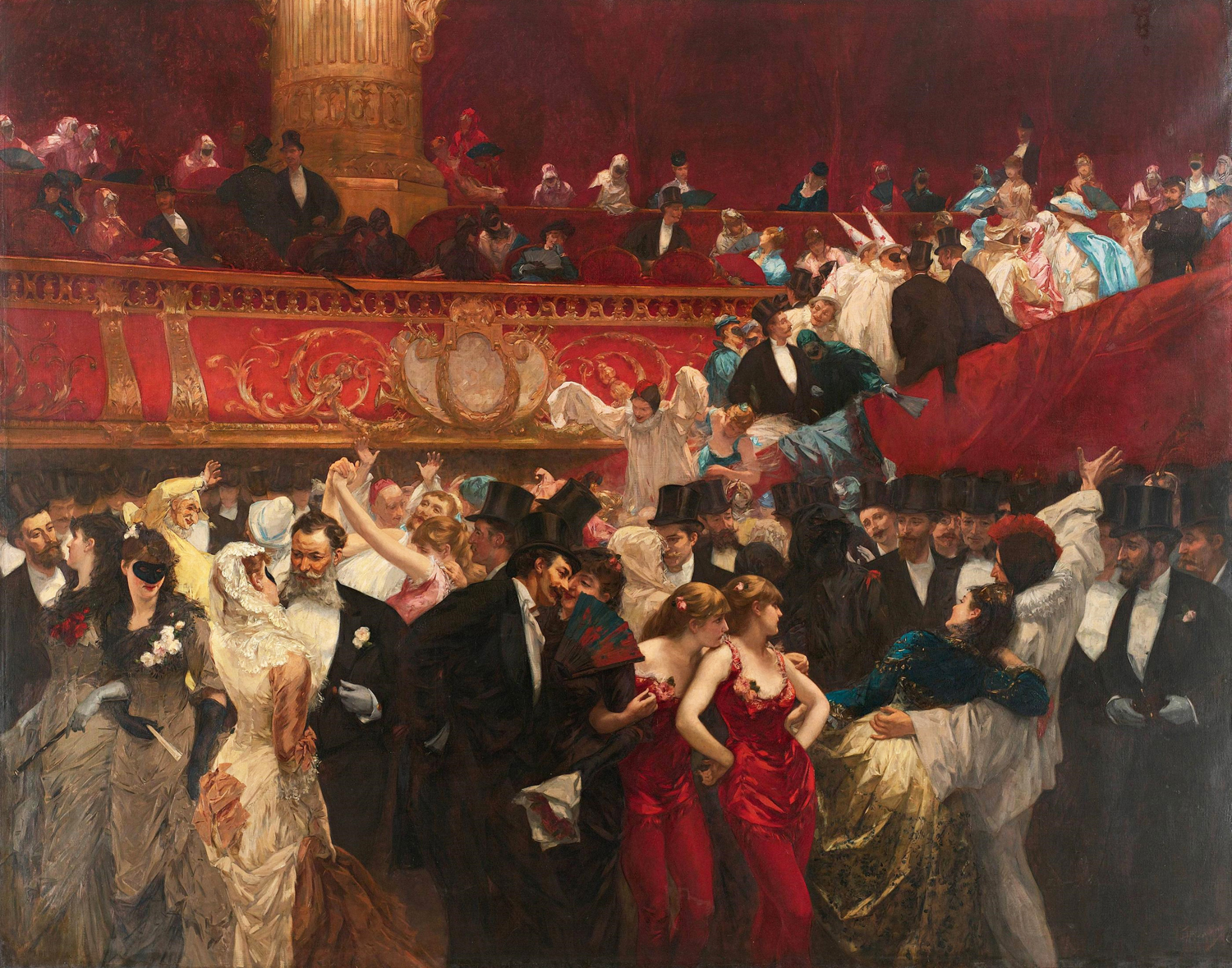 Masked Ball at the Opera, 1880