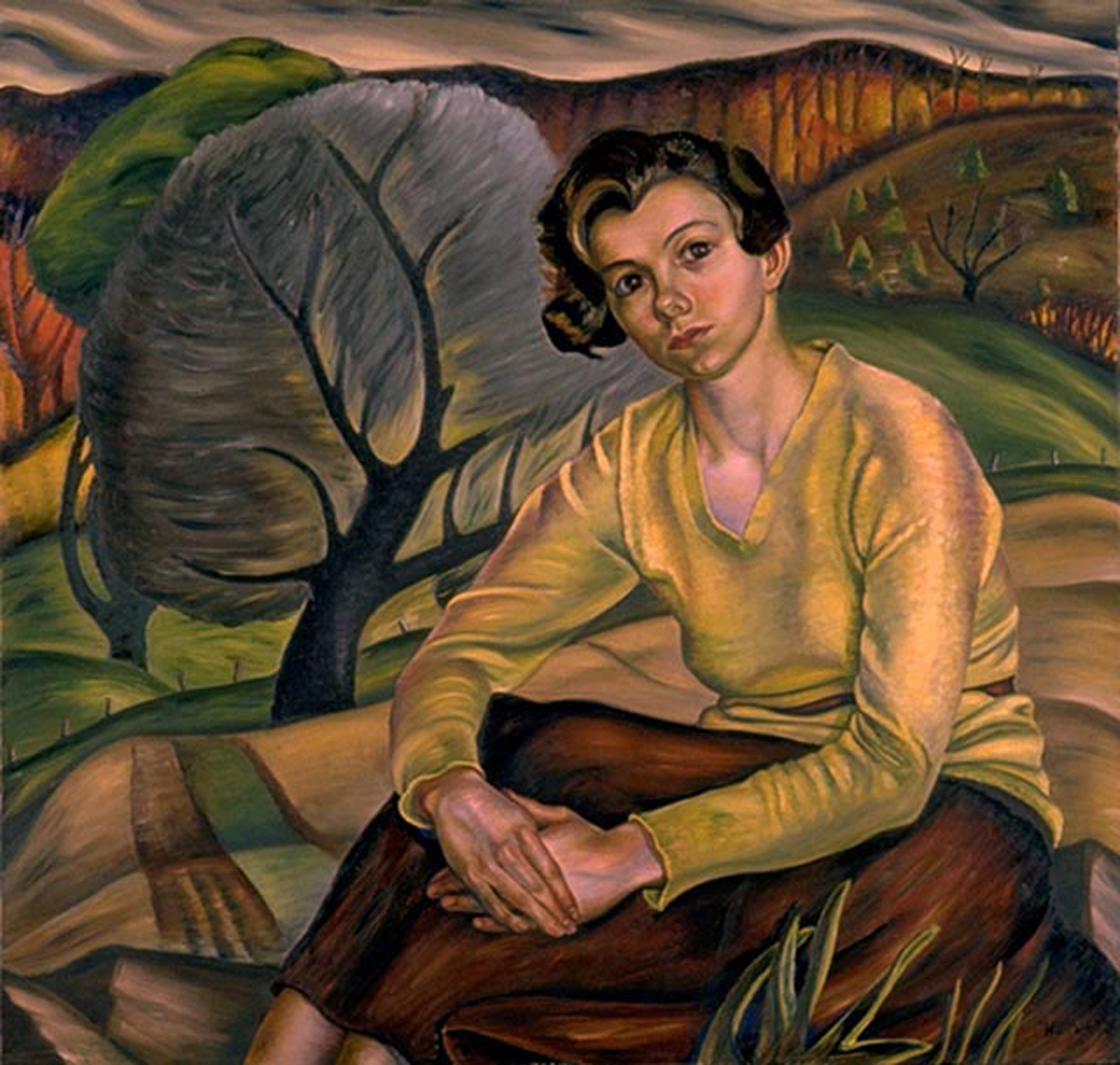 Girl in a Yellow Sweater, 1936