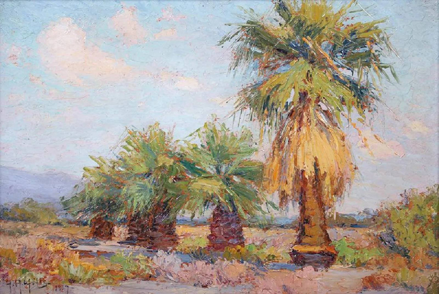 Desert Palms, 1917