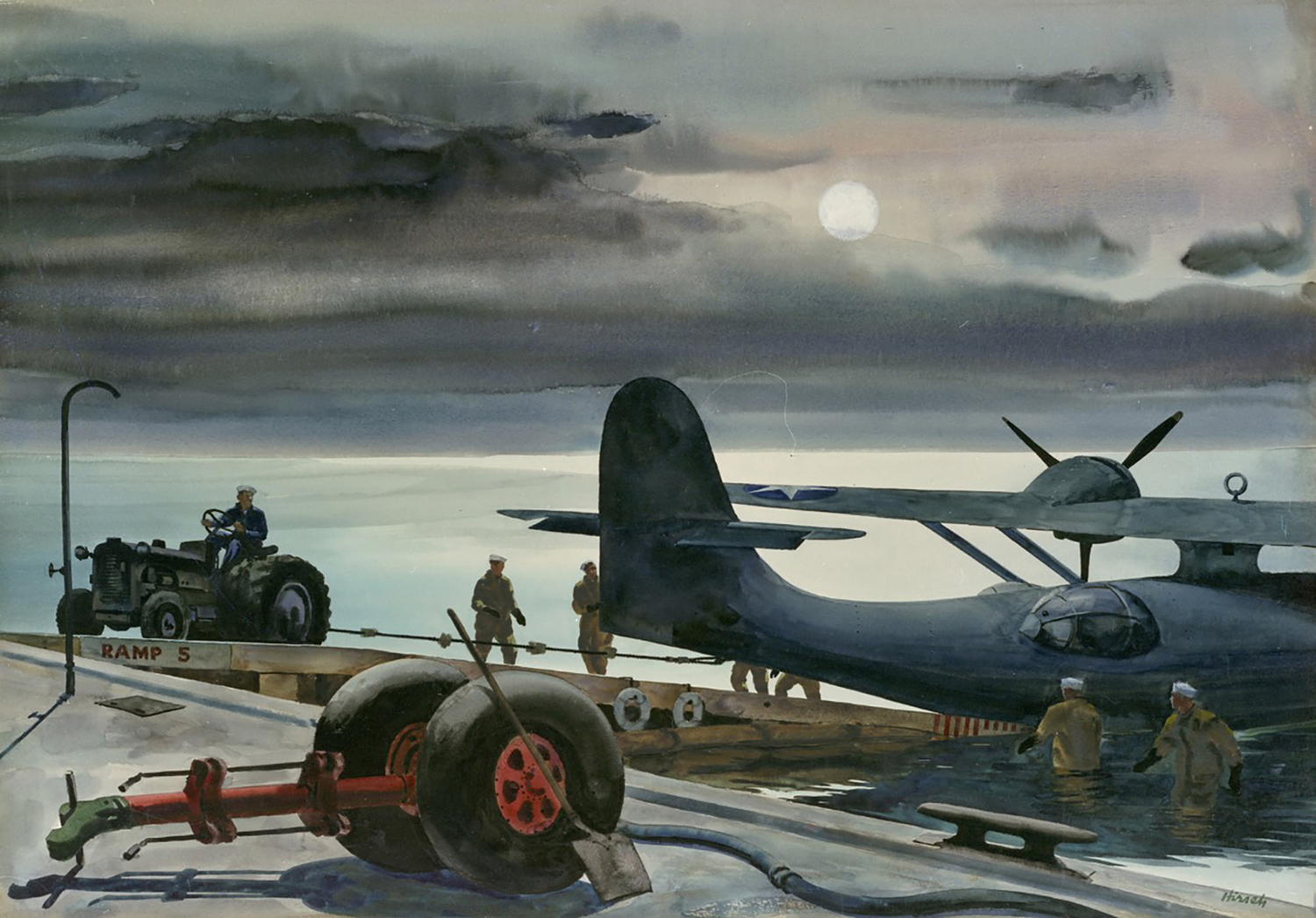 Onto the Ramp, c. 1943