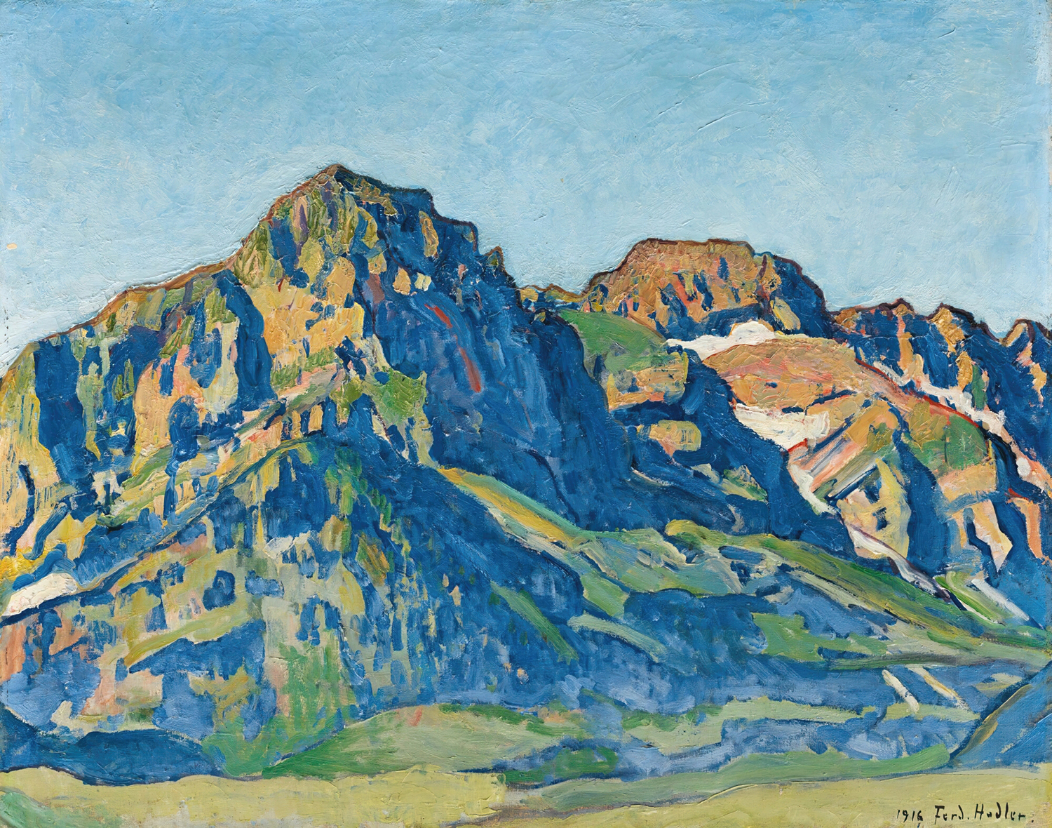 Die Dents Blanches, 1916