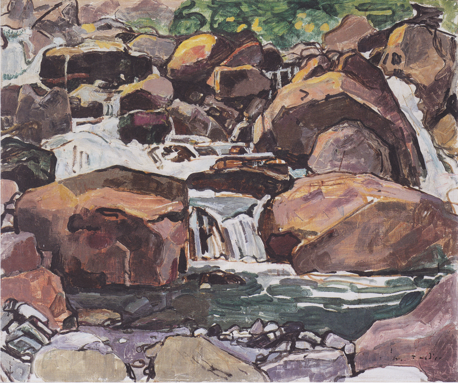 Mountain Stream Near Champery, 1916