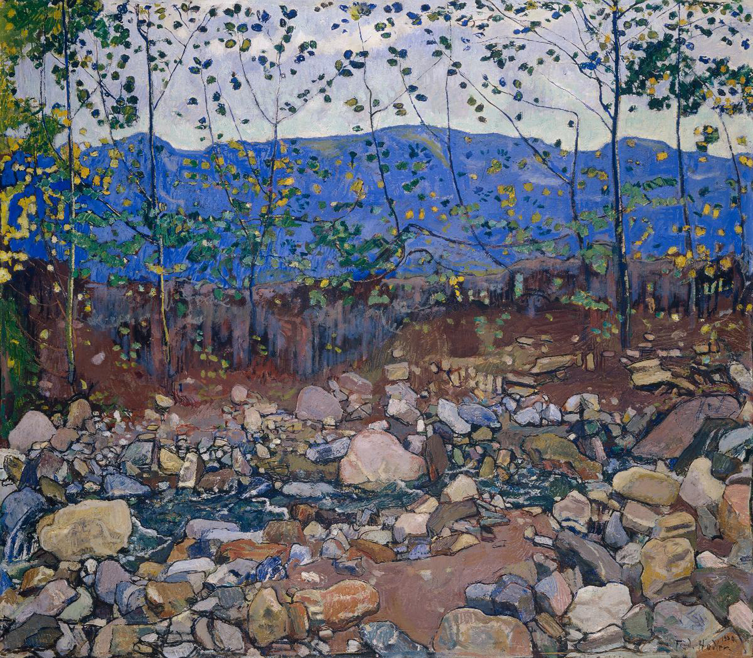 Waldbach Near Leissigen, 1904