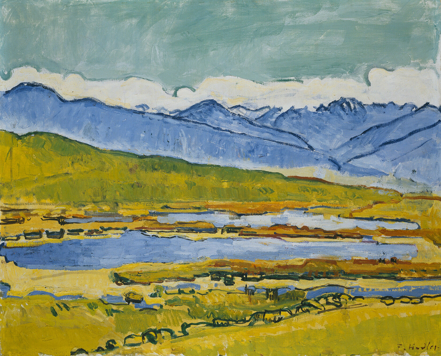 Montana Landscape, Switzerland, 1915