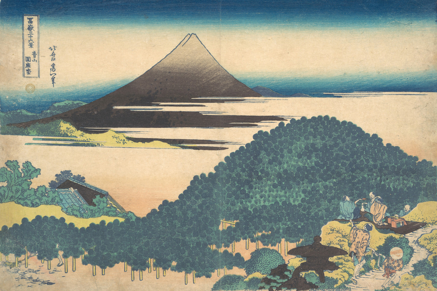 Cushion Pine at Aoyama, c. 1830-33