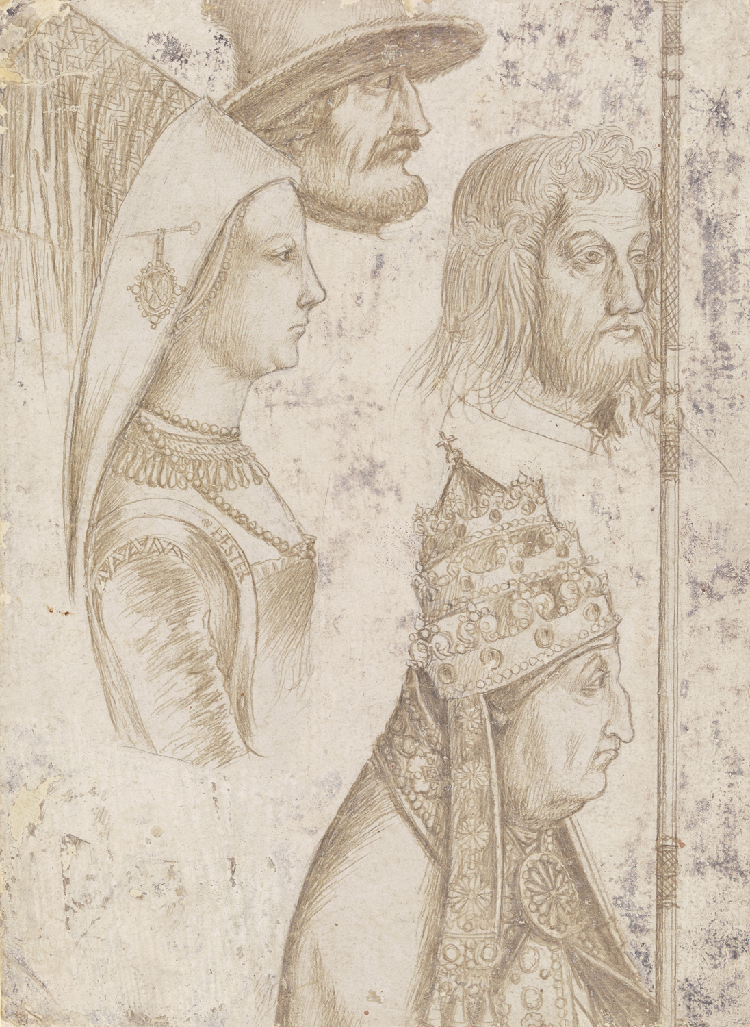 Four Studies of Heads, c. 1500-30
