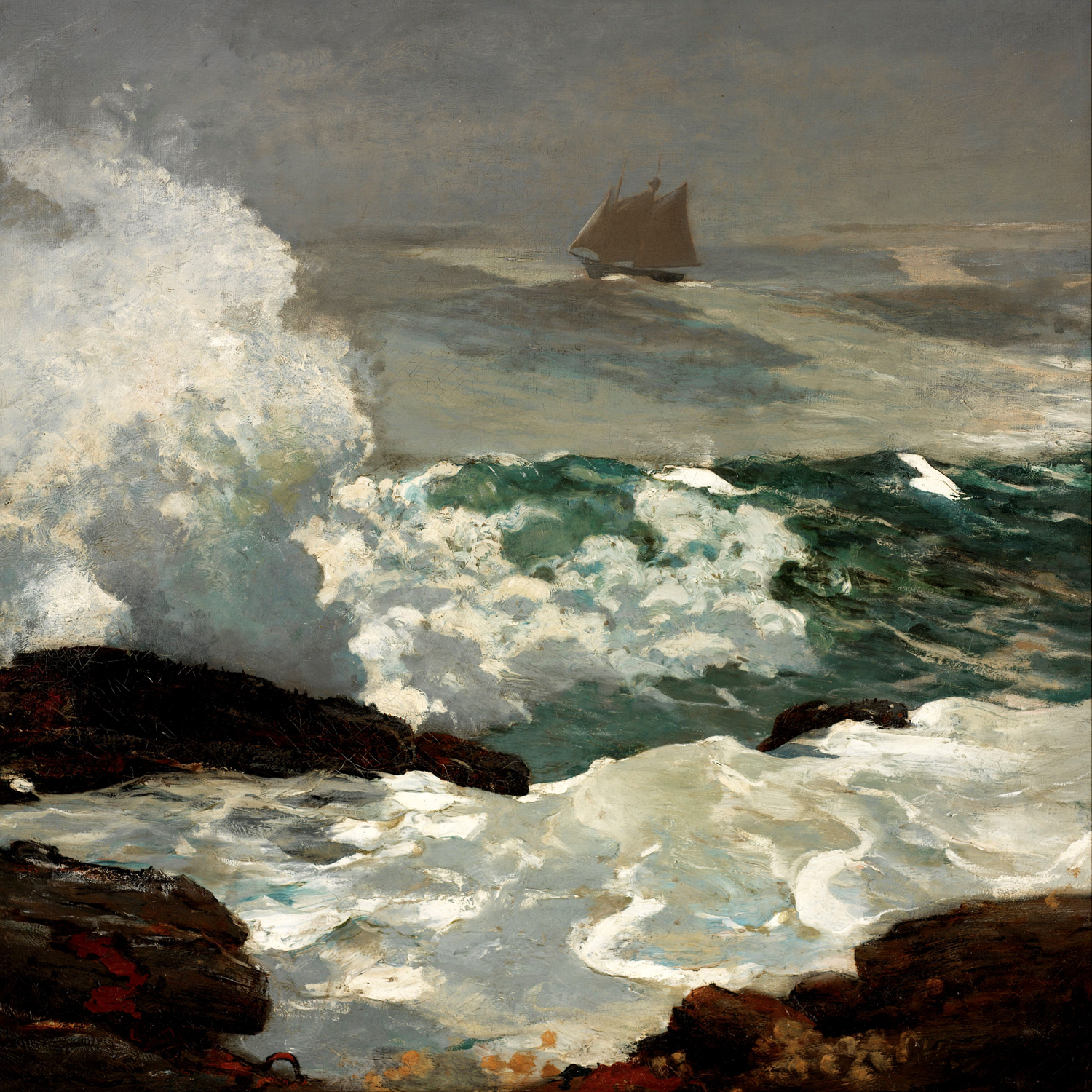 On a Lee Shore, 1900