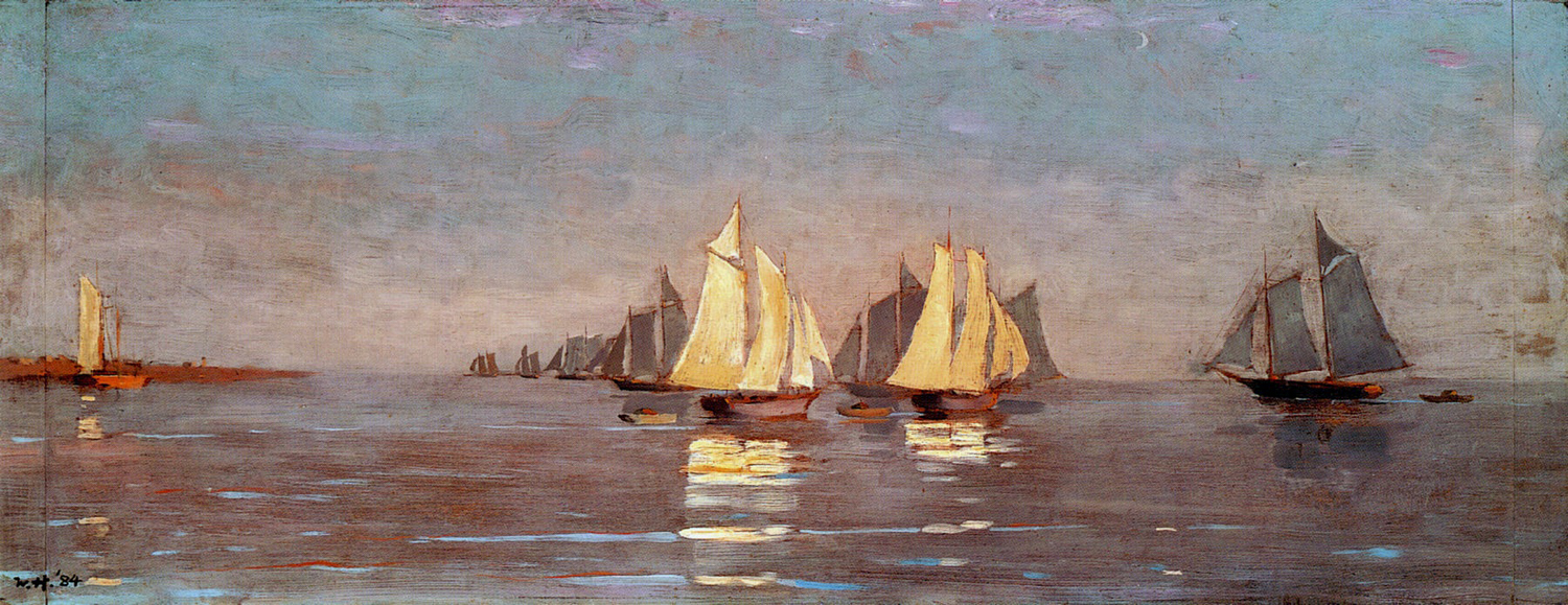 Mackerel Fleet at Dawn, 1884