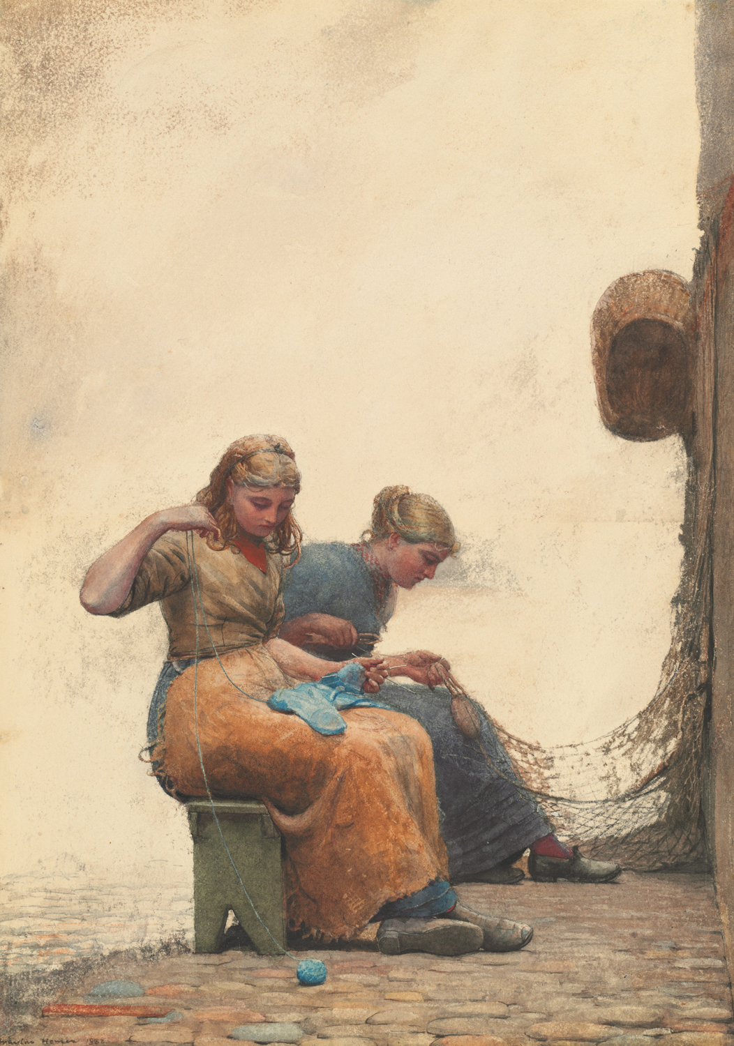Mending the Nets, 1882