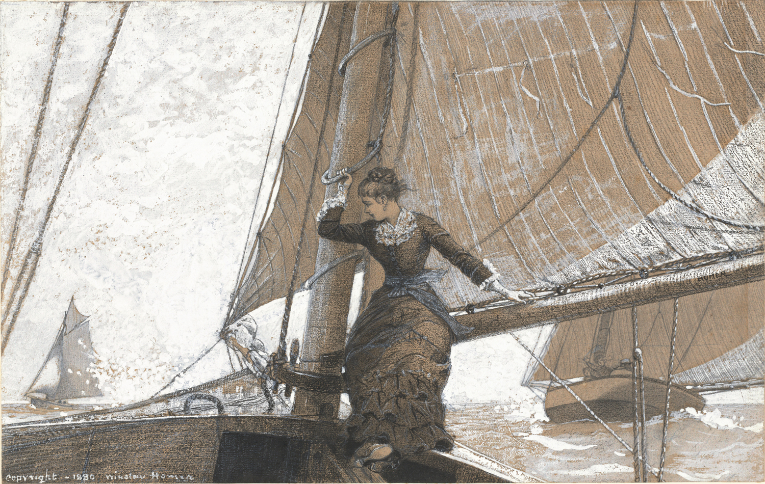 Yachting Girl, 1880