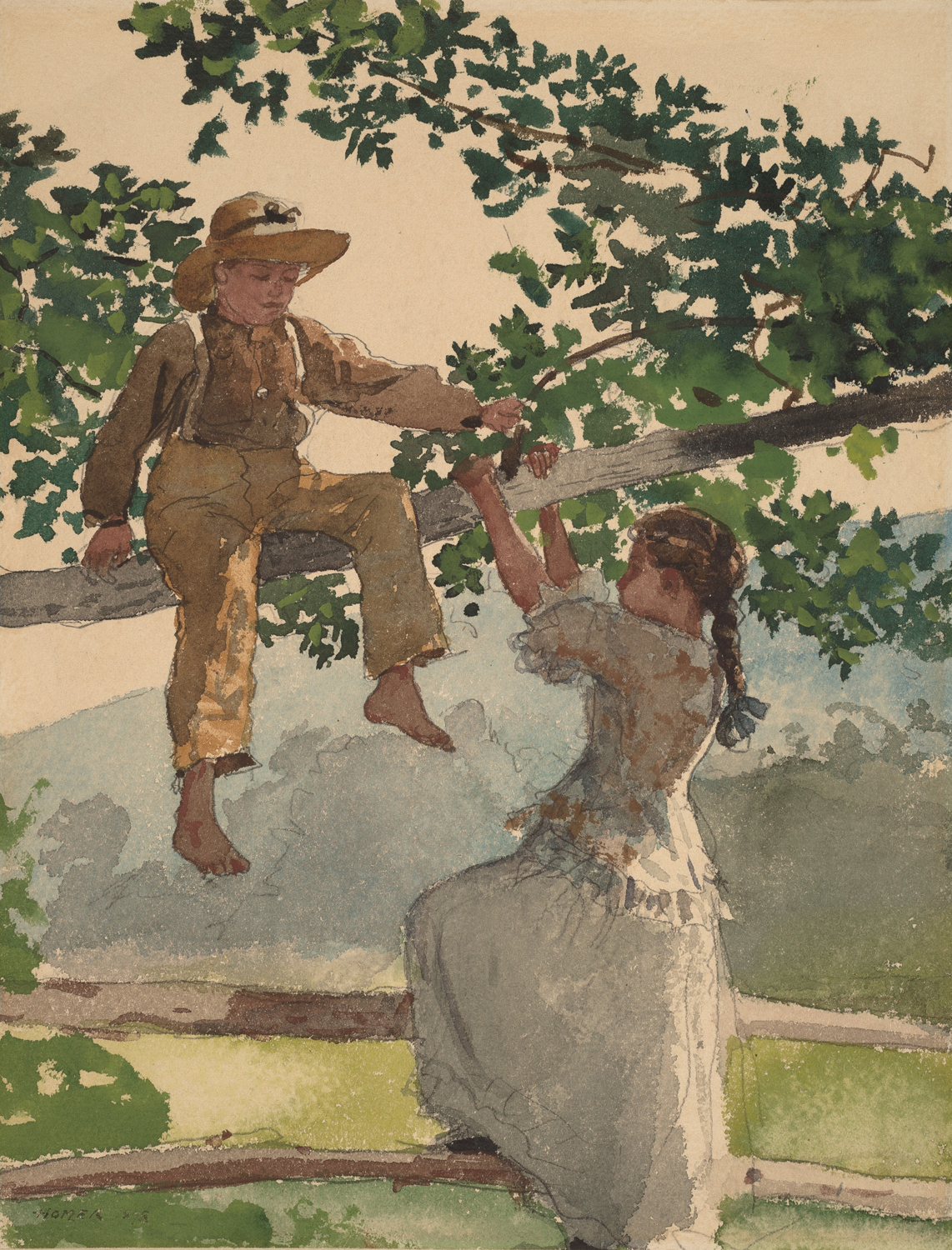 On the Fence, 1878