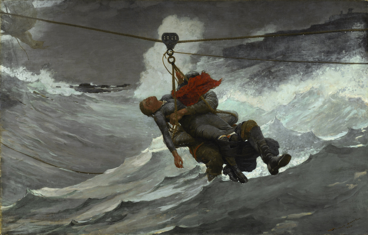 The Life Line, 1884