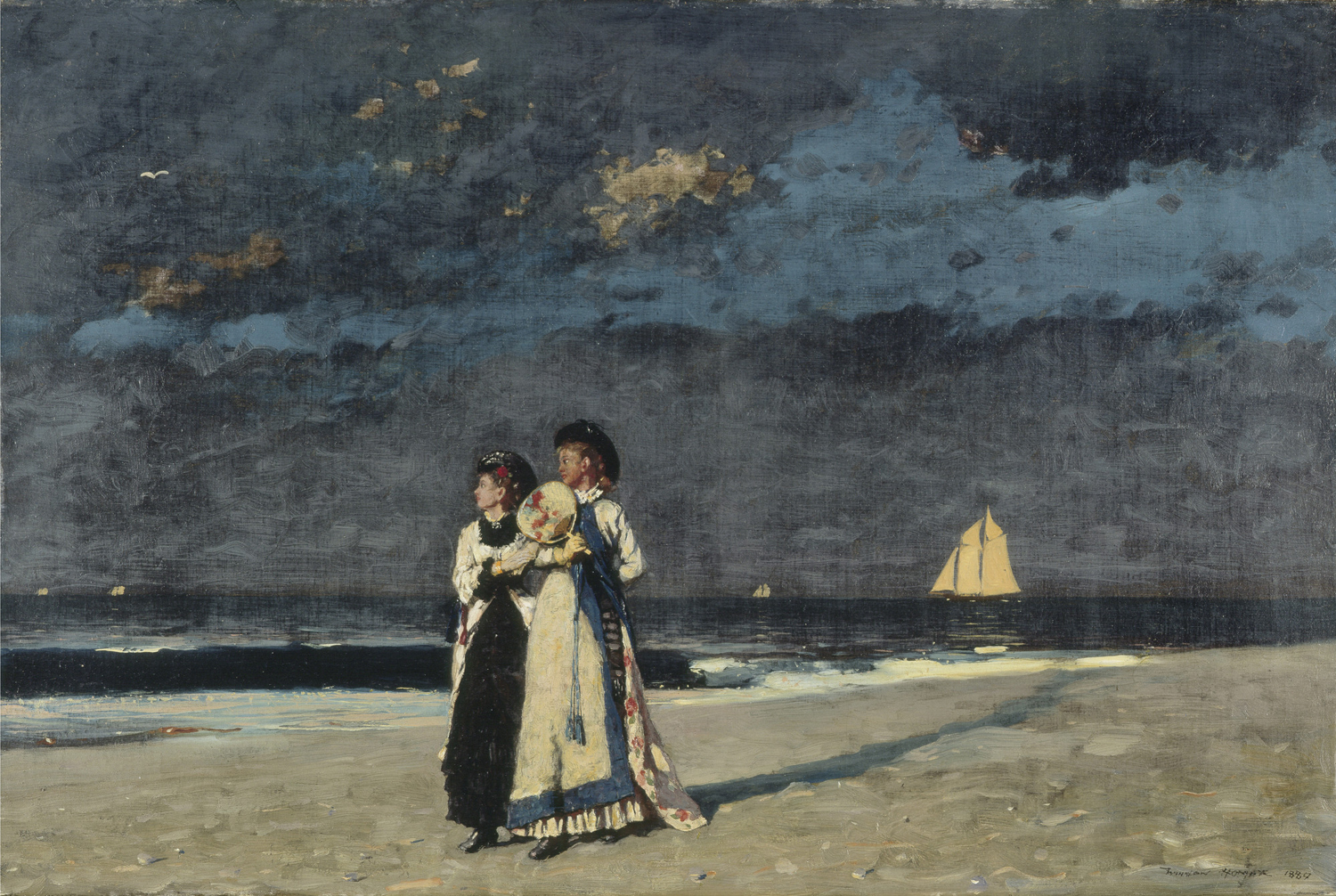 Promenade on the Beach, 1880