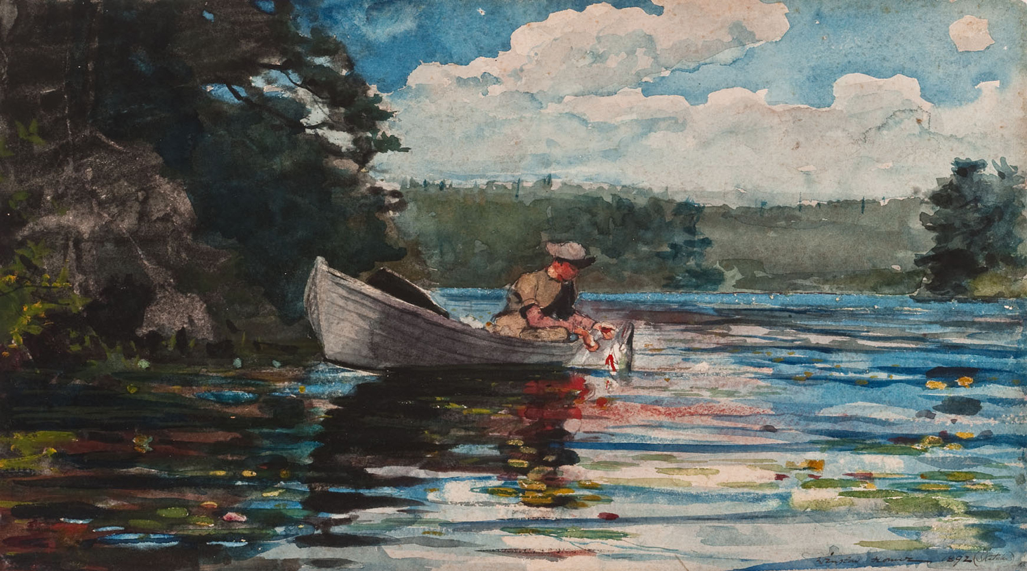 Pickerel Fishing, 1892
