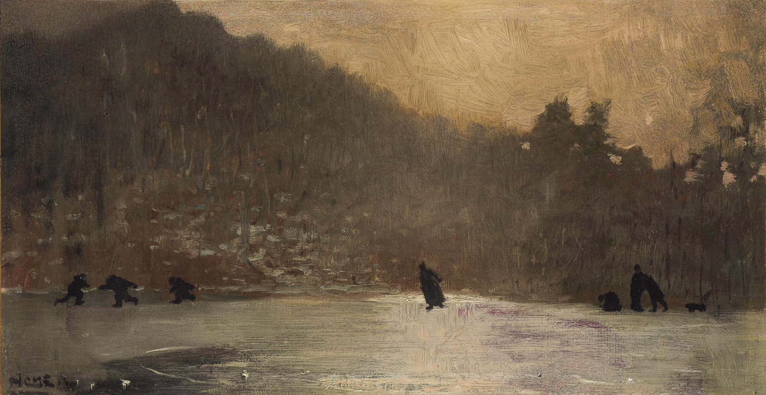 Skating, c. 1865