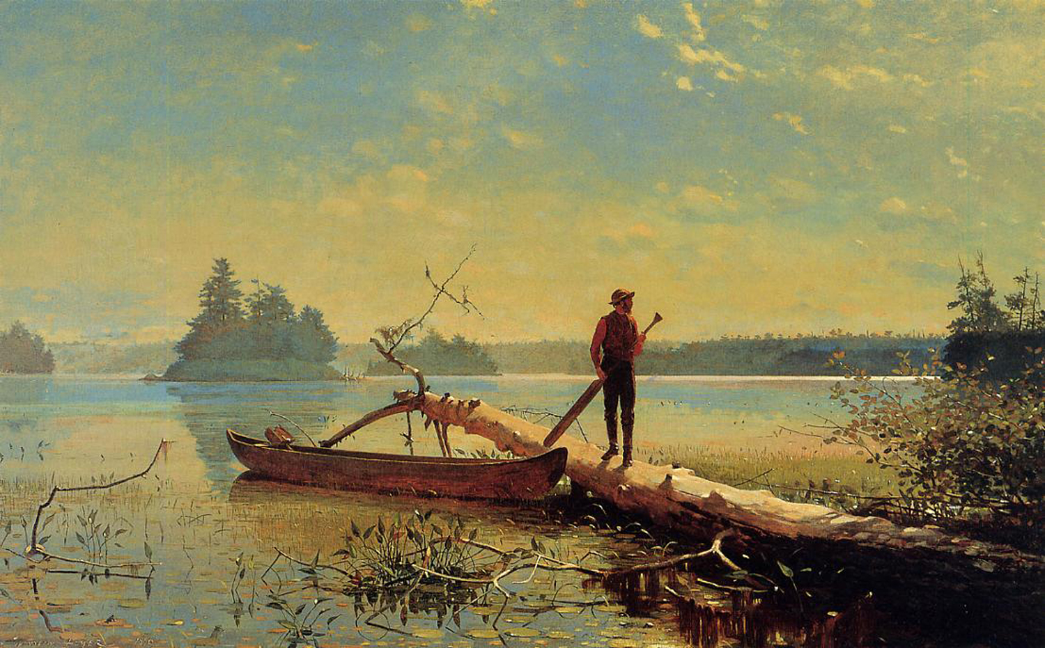 An Adirondack Lake, 1870