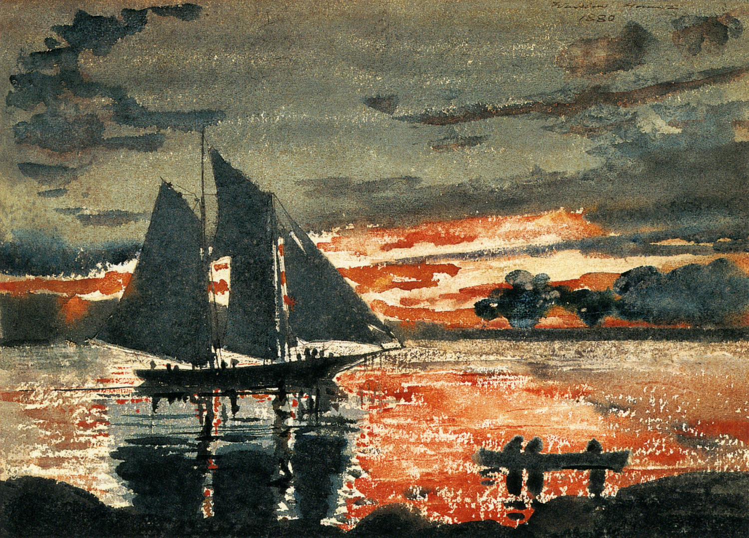 Sunset Fires, 1880