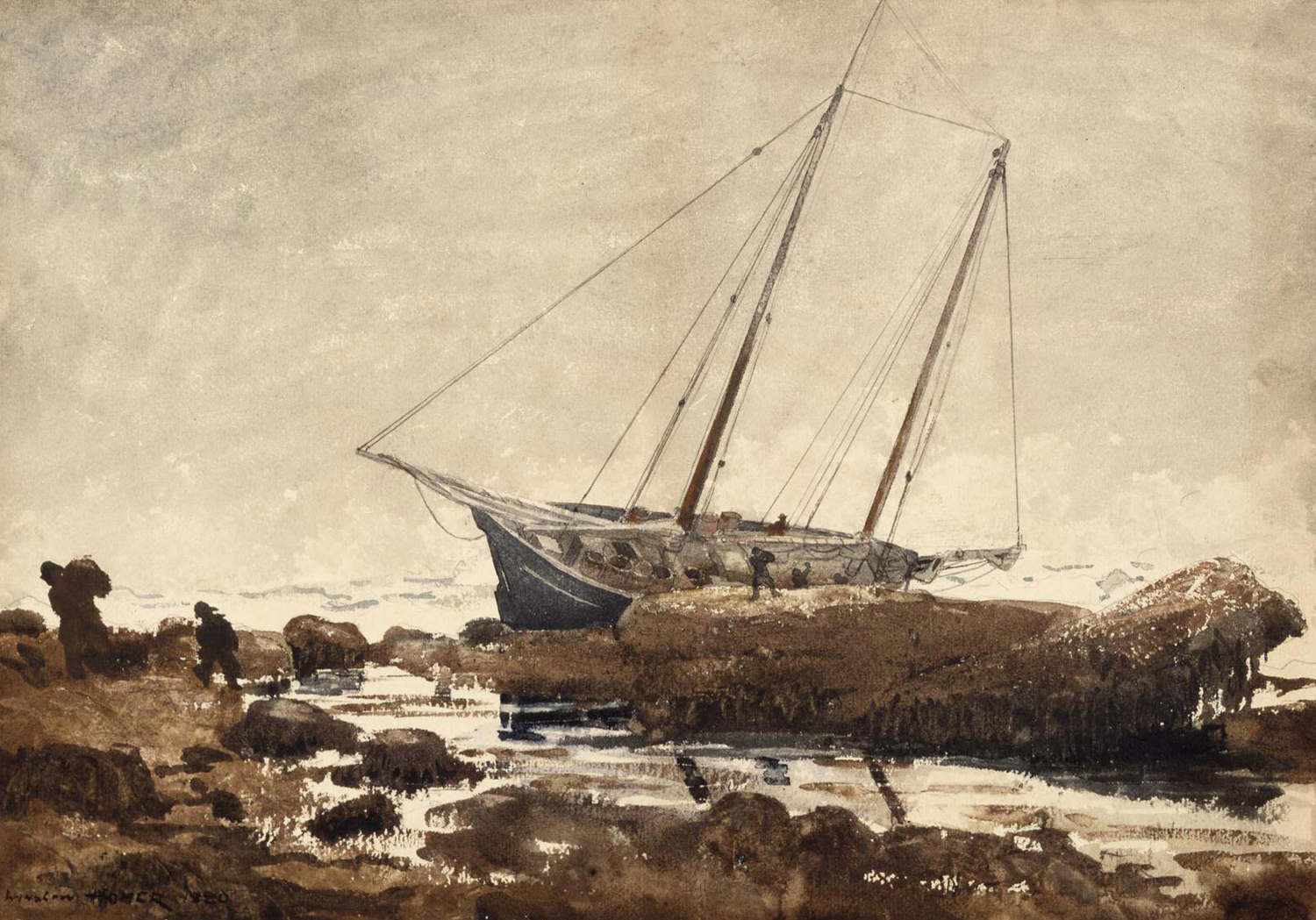 A Wreck Near Gloucester, 1880