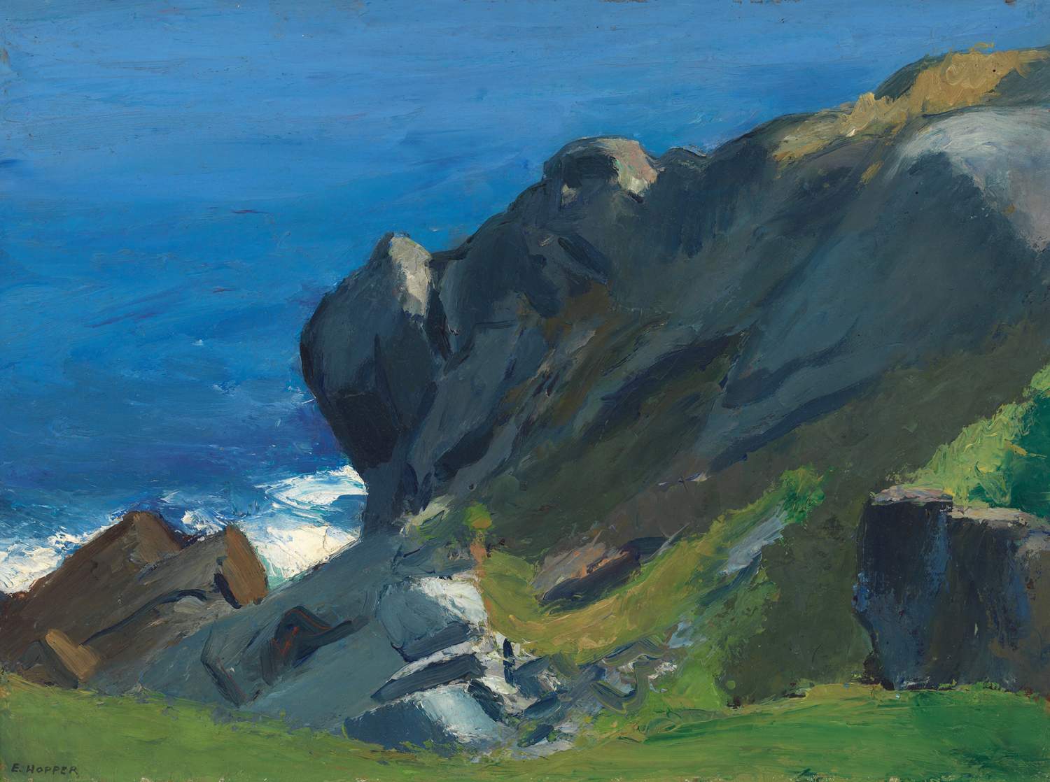 Rocky Shore and Sea, c. 1916-19