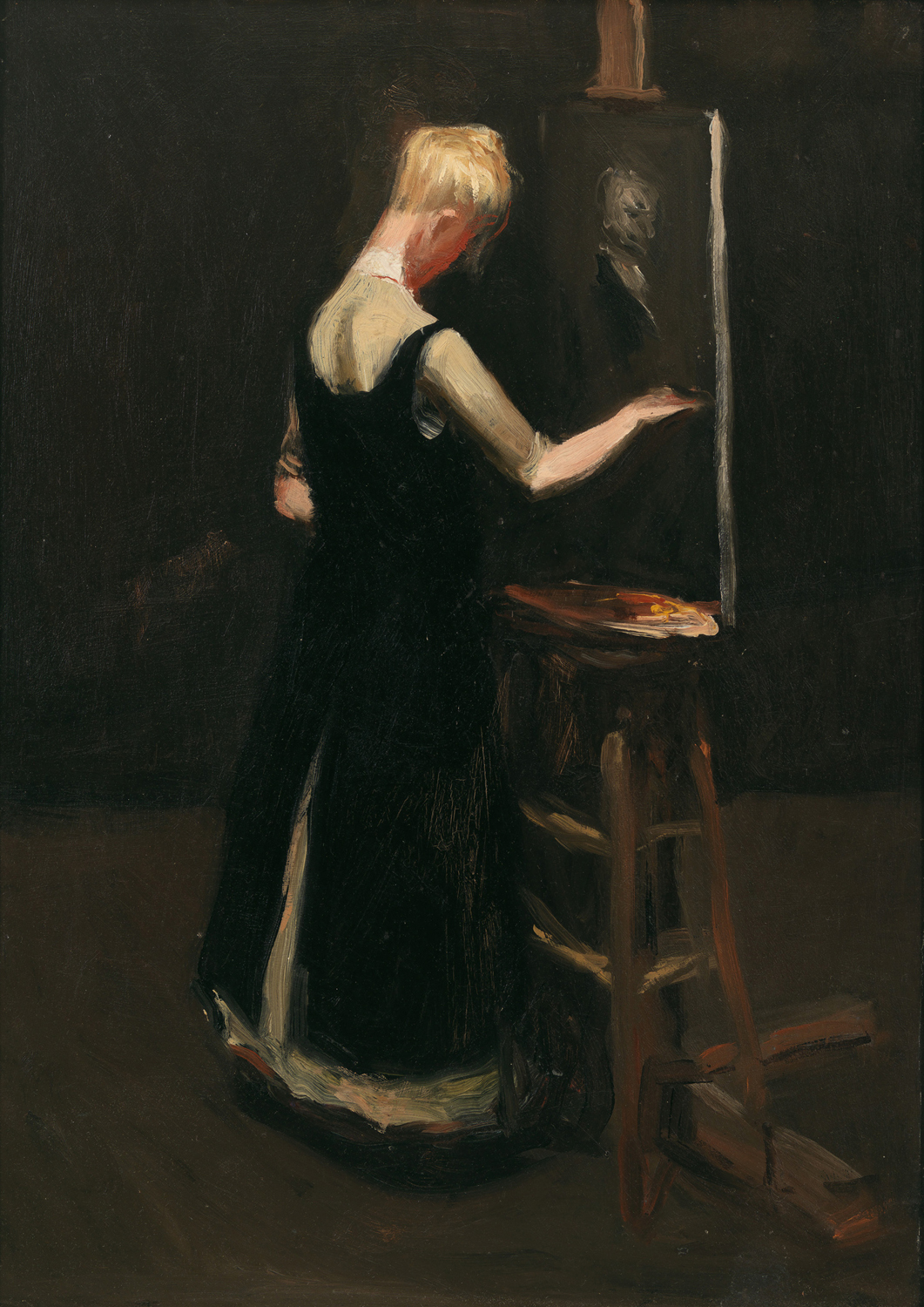 Blond Woman Before an Easel, c. 1903-05