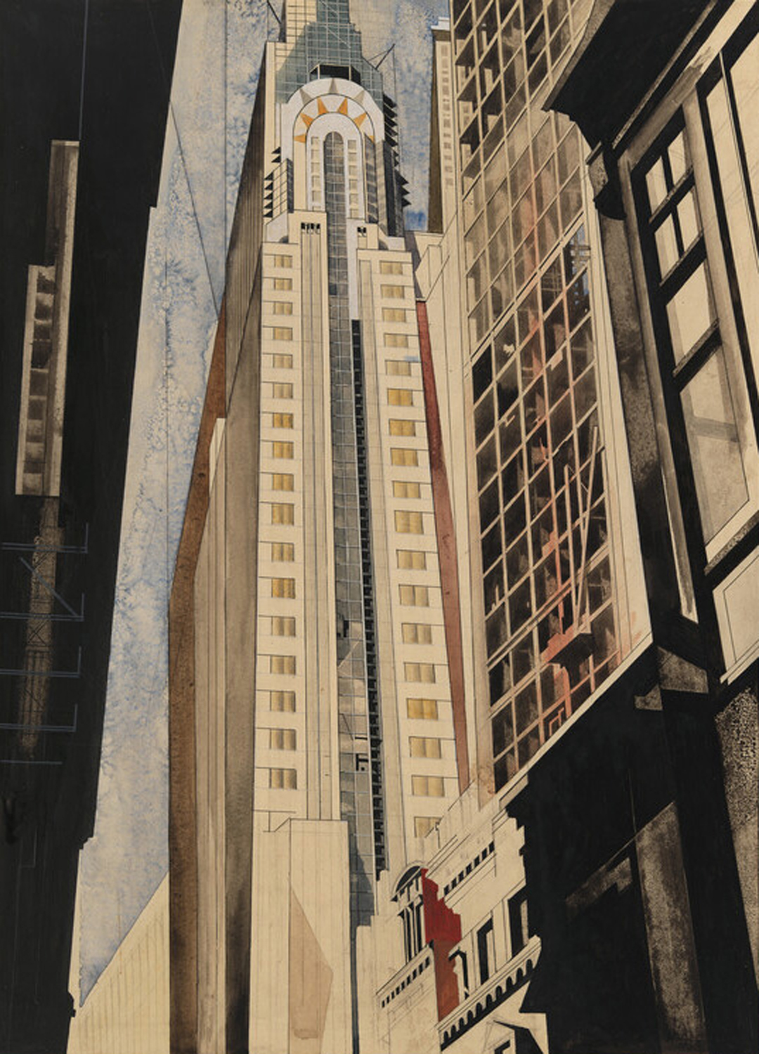 The Chrysler Building Under Construction, 1931