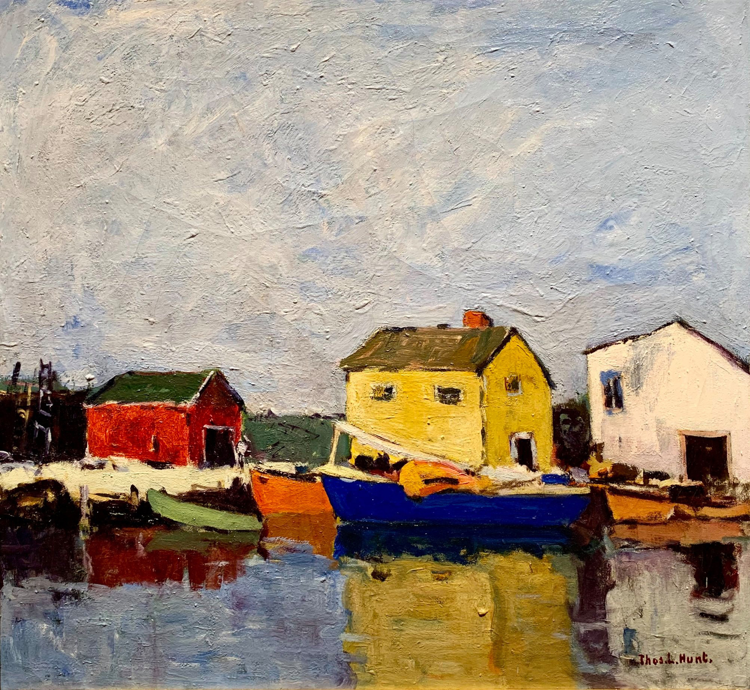 Untitled (Harbor Scene), c. 1928
