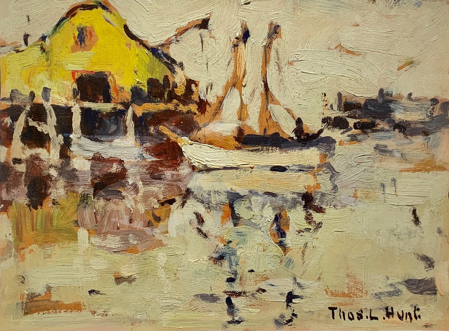 Untitled (Harbor Scene), c. 1926