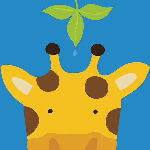 Peek-a-Boo Giraffe