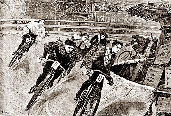 Women Track Cyclists, 1898