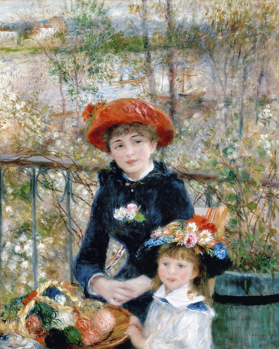 The Two Sisters, On the Terrace, 1881