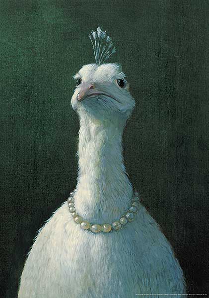 Peacock with Pearls