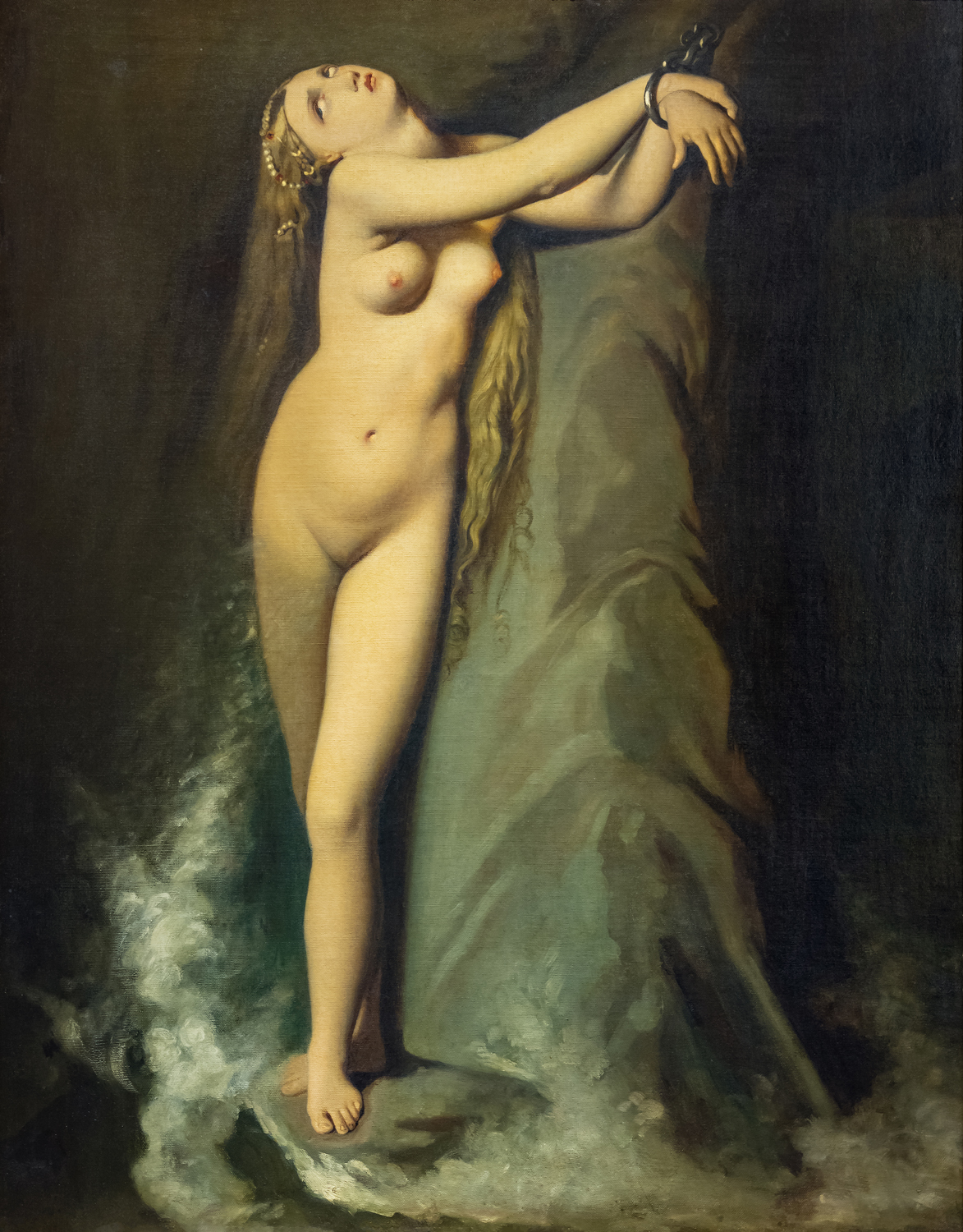 Roger Saving Angelique, 1841 (detail)
