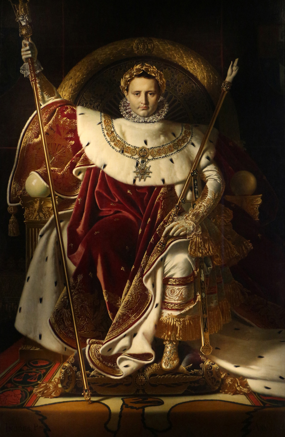 Napoleon I on his Imperial Throne, 1806